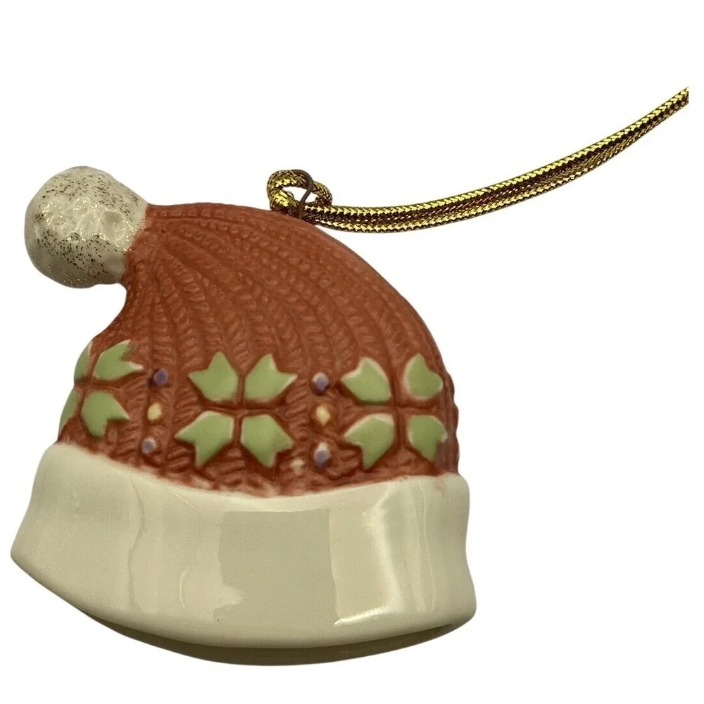 Lenox Knit Hat Cap Ornament Personalized‎ Name Kevin Christmas Holiday